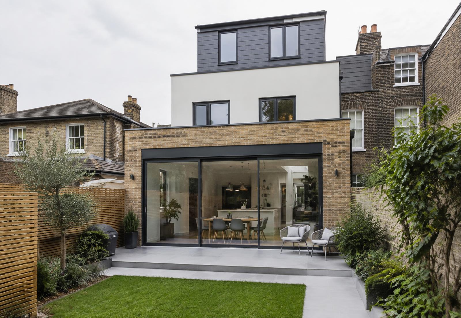 Residential extension design, illustrative only
